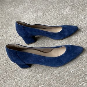 Paul Greene Tammy Pump Atlantic Blue Suede Size 9